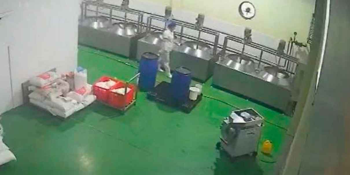 IMÁGENES SENSIBLES. Trabajadora muere al quedar atrapada en una mezcladora industrial