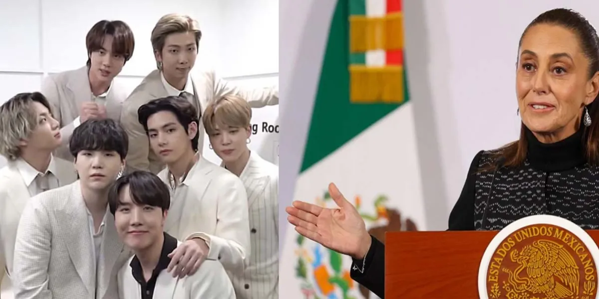 Sheinbaum pide a Corea del Sur más conciertos de BTS en México