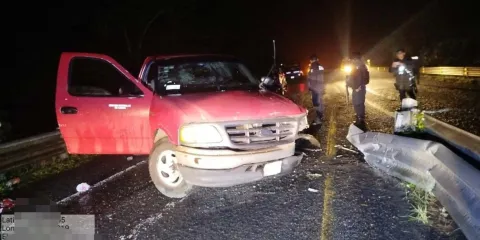 Accidente en Venustiano Carranza deja tres lesionados en la carretera estatal 101