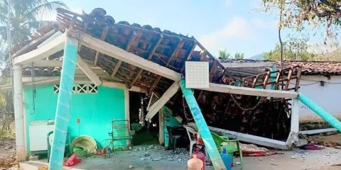 Balance del sismo en Guerrero: dos muertos y 500 viviendas afectadas