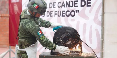 Más de 8 mil armas han sido canjeadas con el plan de desarme de la Segob