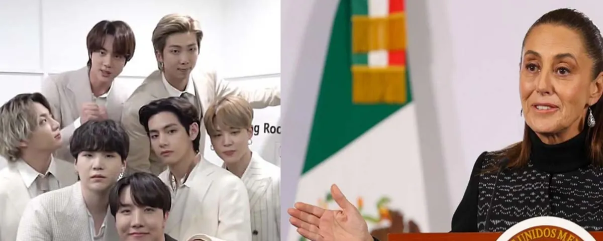 Sheinbaum pide a Corea del Sur más conciertos de BTS en México
